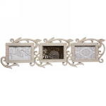 Фоторамка-коллаж 68*20см «Вьюнки», цвет бежевый, на 3 фото, пластик