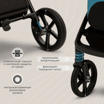 Коляска 3 в 1 Sweet Baby Cupola New + автокресло Premier Black Ocean Green