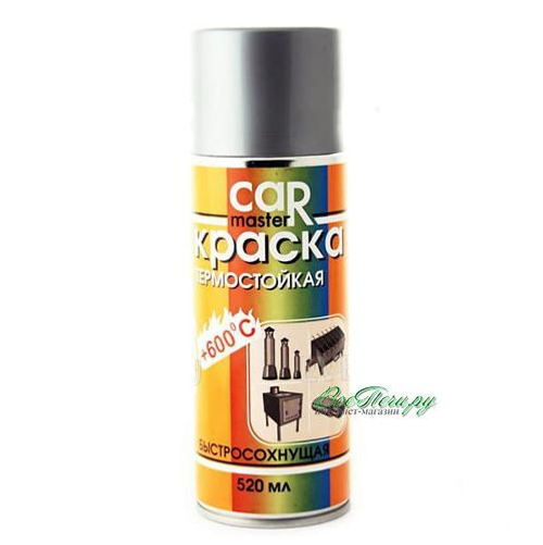 Краска термостойкая +1000С 520мл ЧЕРНАЯ