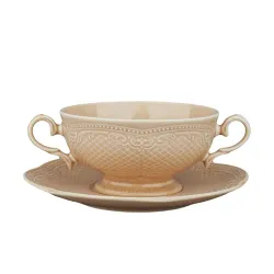 Бульонная пара 315 мл d 11,8 см h6,3 см Aristocrat Peach Tea Noble [1]