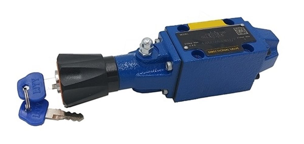 4WMD6D5X - Гидрораспределитель Ду 6 с переключением от рукоятки, схема 574А