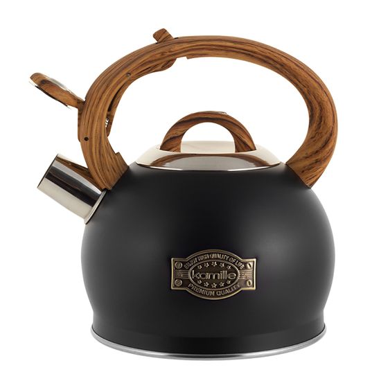 Чайник 2 л. из нержавеющей стали со свистком Kamille KM 0851