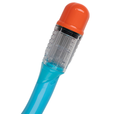 Трубка Scorpena O с двумя клапанами Голубая