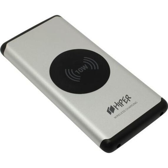 Qi Power Bank Hiper 10000 mAh Nano X Silver