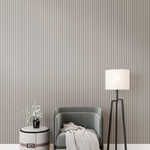 Панель Стеновая Реечная МДФ Stella Beats De Luxe Sandgrau 2700x119x16 (4шт.упак.)