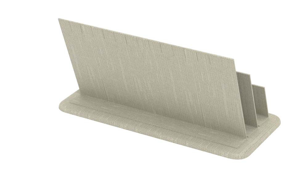 Подставка для 21 пар серег/42 подвесок/тройная/прорези/основание