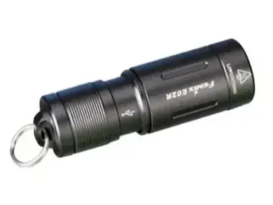 Фонарь FENIX Мод. E02R черный (200лм-49м)(светодиод: Cree XP-G2 S3 белый)(15г