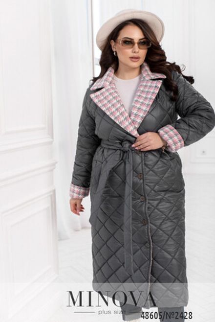 Куртка 2428-серый Minova Фото 2