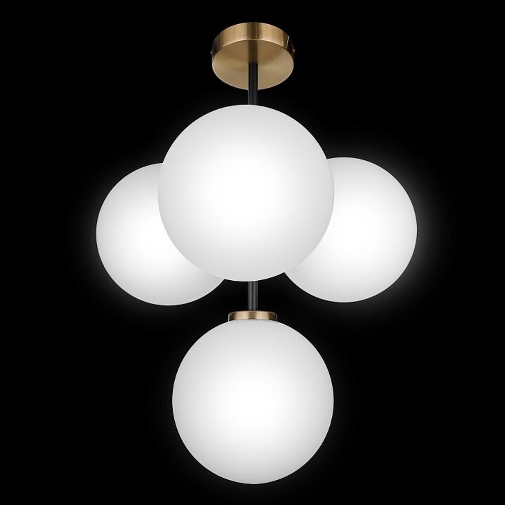 Люстра на штанге 33 идеи S32WH CHN800S.04.17ABL.ASB-S32WH