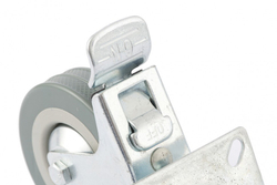 Колесо поворотное с тормозом D 50 мм, крепление платформенное Сибртех