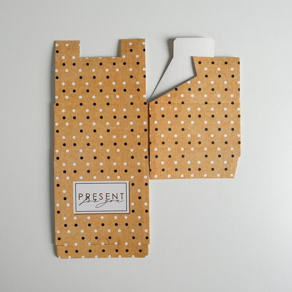 Коробка сборная «Present», 15 × 15 × 7 см