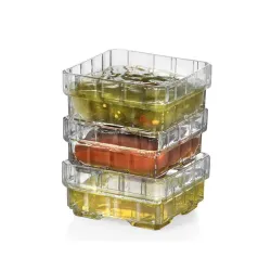 Соусник 120 мл 7,5*7 см h3,5 см хр. стекло прямоуг. Luxion Stack RCR [6]