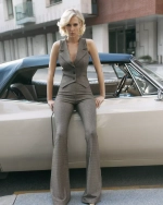 Жилет классический в клетку, Кофейный