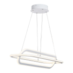 359172 OVER NT23 316 белый Светильник подвесной диммируемый, в комплекте пульт ДУ IP20 LED 4000К 116W 220V ONDO