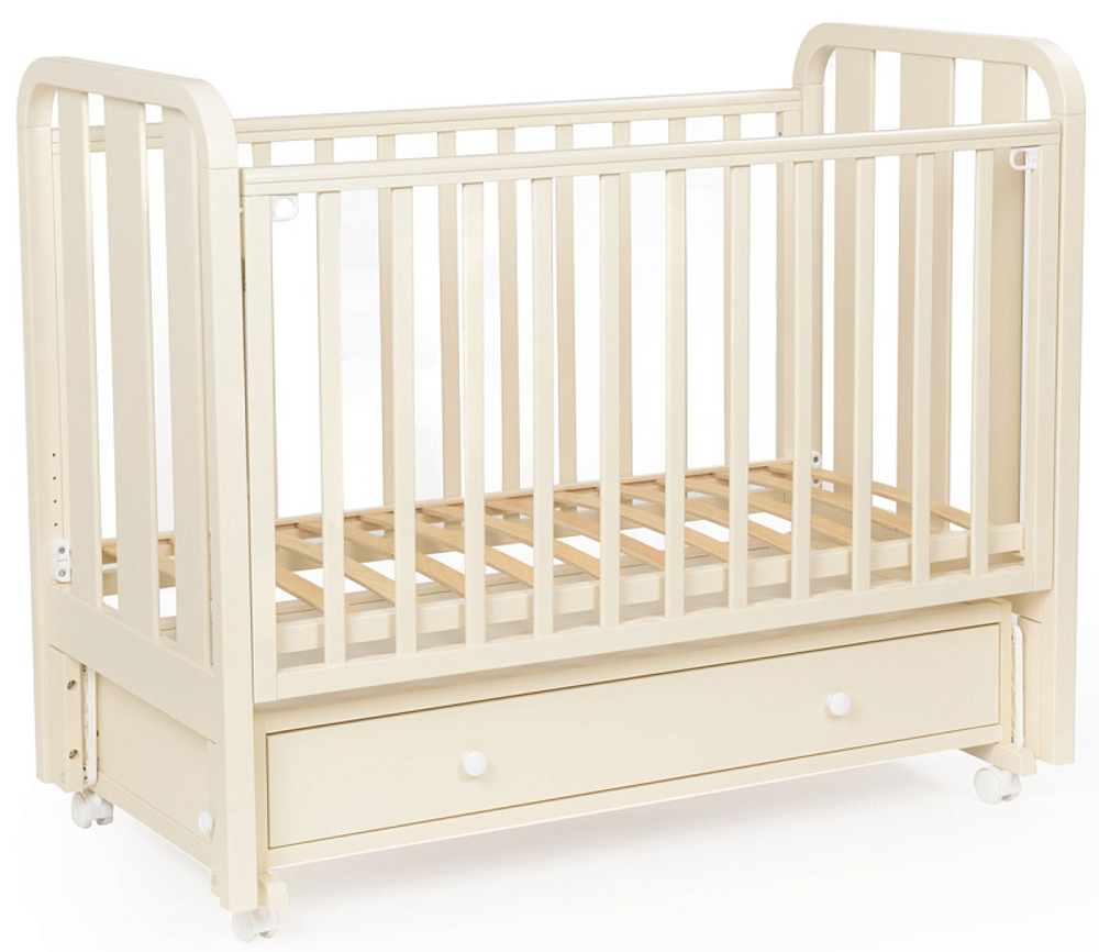 Детская кроватка Bebizaro Heirloom маятник универсальный с ящиком BZHMMUYA/02/VA Vanilla