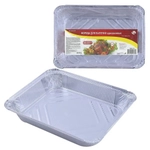 Формы для выпечки одноразовые. Набор 2шт. Размер 29х5см (Объем 2235мл, алюминий)