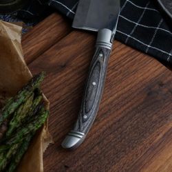 Нож для стейка топорик 21,6 см "Garwin" Pakka Wood P.L. Proff Cuisine
