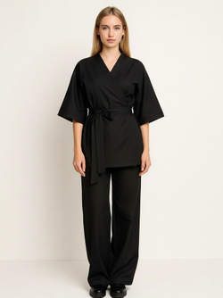 Кимоно из легкой ткани для парикмахера