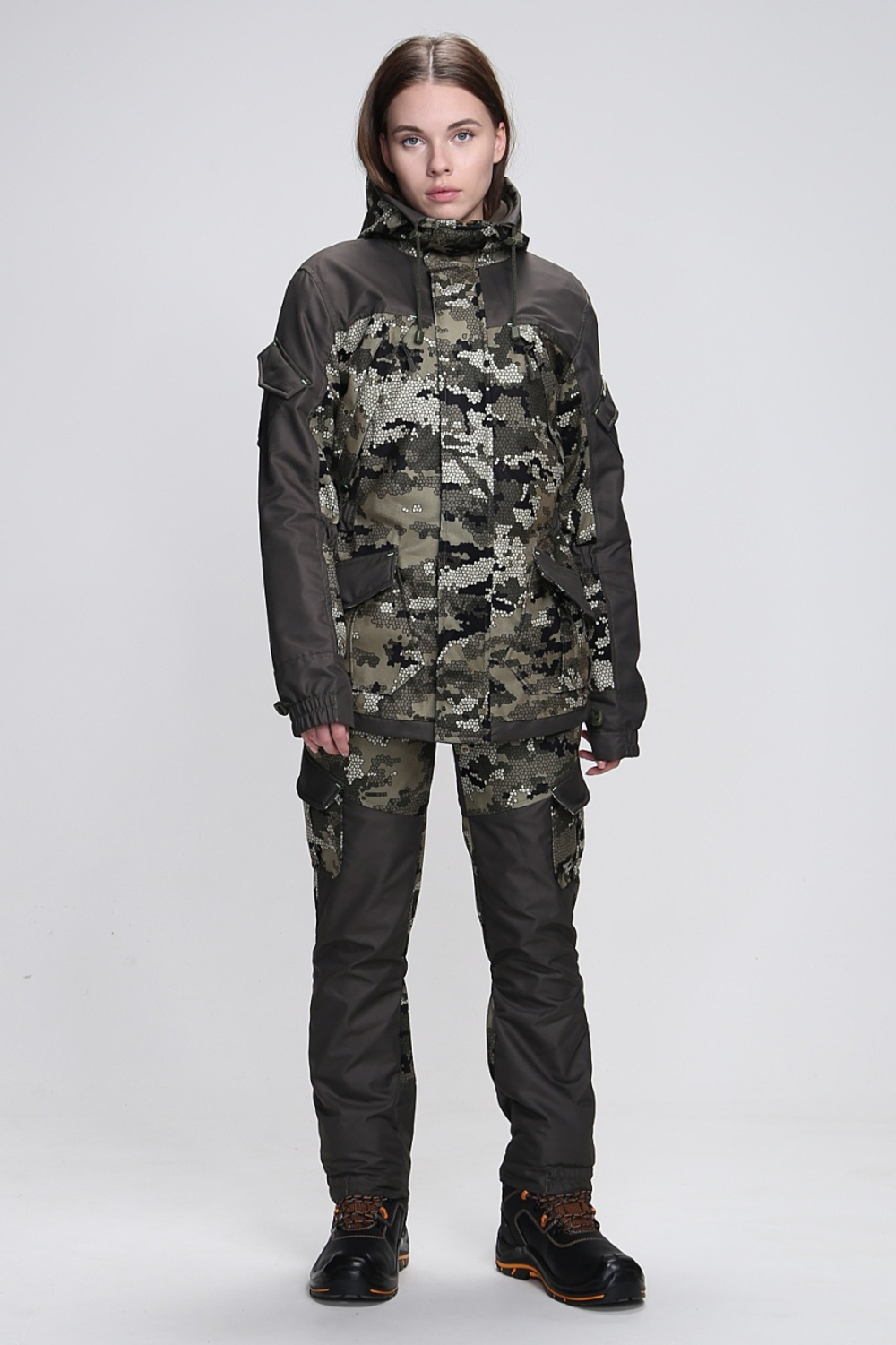 Демисезонный женский костюм Onerus Горный -5 (Алова, флис) Бежевый