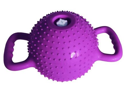 Гиря для пилатеса с шипами водоналивная. YJ-COC-M  (фиолетовый)