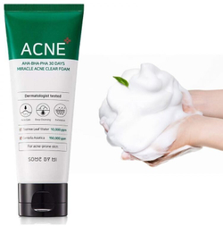 Some By Mi очищающая пенка AHA-BHA-PHA 30 days miracle acne, 100 мл, 120 г