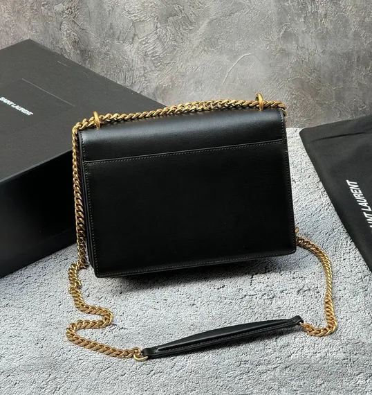 Сумка женская Saint Laurent Sunset Monogram Medium черный