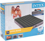 Мaтрас нaдувной Intex 64108 Prestige Downy 137х191х25 см / Крoвать нaдувная Интeкс двухспальная велюровая для дома и туризма