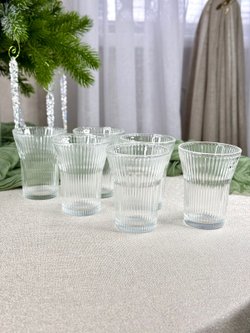 Набор стеклянных стаканов 6шт