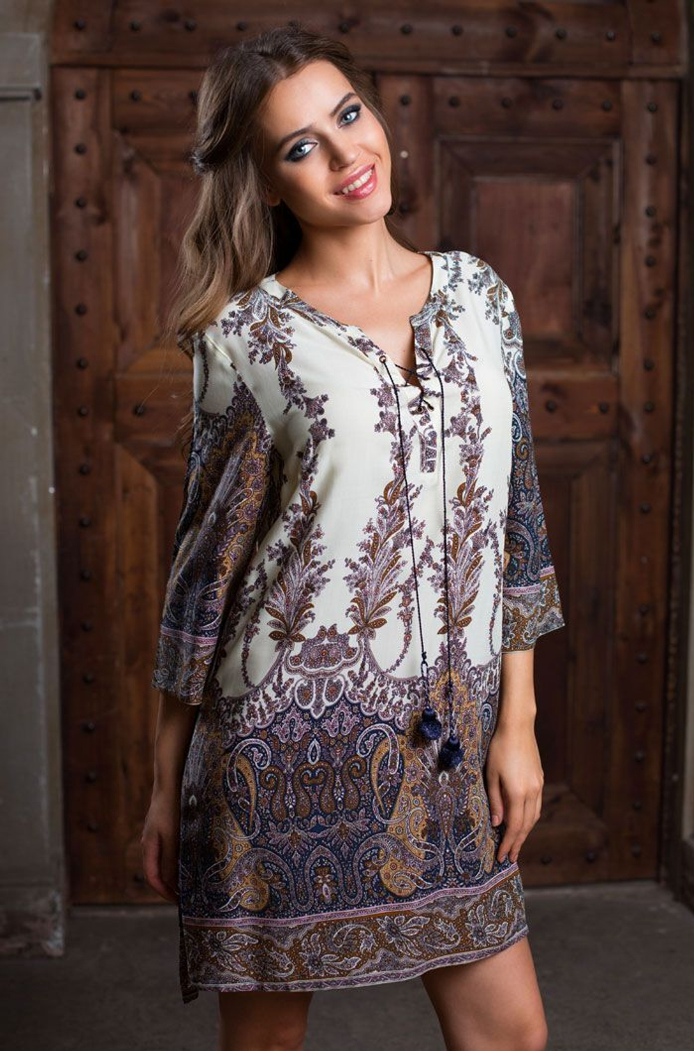 Туника Shakira из вискозы (Размер: S) (Цвет: красный)