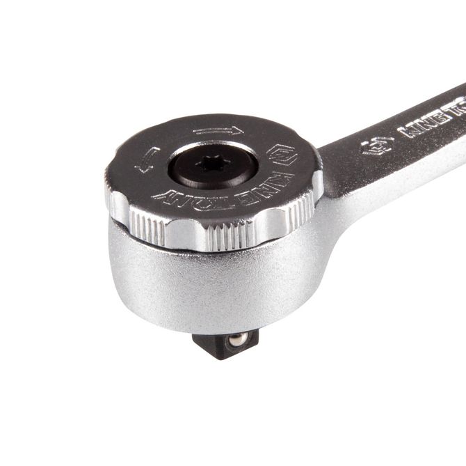 KING TONY (2759-55G) Трещотка 1/4", 144 мм, 72 зубца, дисковый механизм