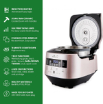 Yum Asia Рисоварка Yum Asia Bamboo Rice Cooker, 8 чашек, 1.5 л ( Anthracite Black)