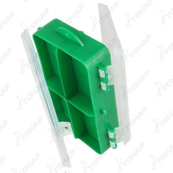 Коробочка для оснастки Helios двухсторонняя (зеленая)