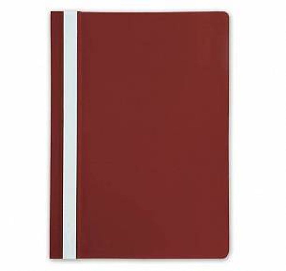 Папка скоросшиватель LITE А4 красн. пластик 110 мкм карман д/маркир.этикет.