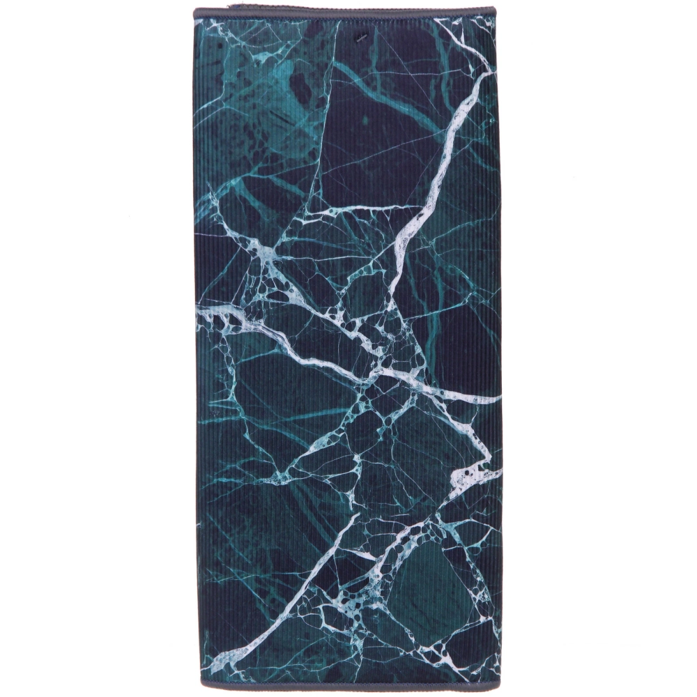 Коврик для сушки посуды 38*50см «Мрамор» зеленый