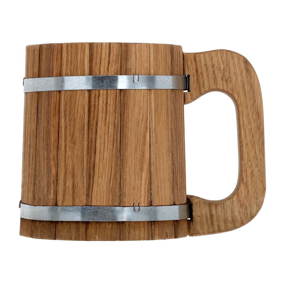 33373 КРУЖКА 0,5 Л, ДУБ (1/3) "БАННЫЕ ШТУЧКИ"