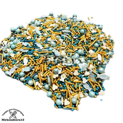 Сахарная посыпка «Лазурный берег» 50 гр