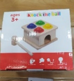 Развивающая игрушка деревянная 4 ячейки, коробка C-41664