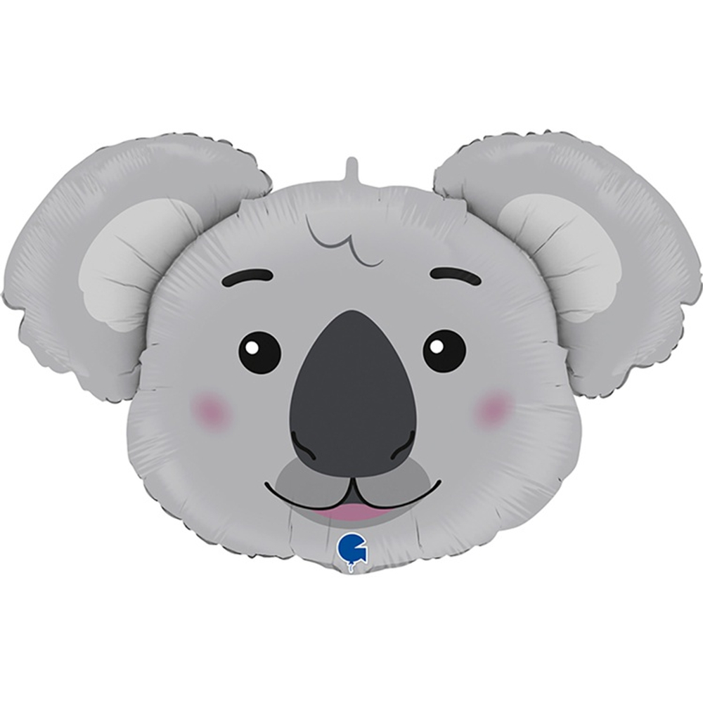 Фольгированный шар-фигура «Голова коалы», 94 см