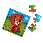 Головоломка-пазл в рамке. Игры в дорогу "Мишка" П300 7811245 (Лесная мастерская)