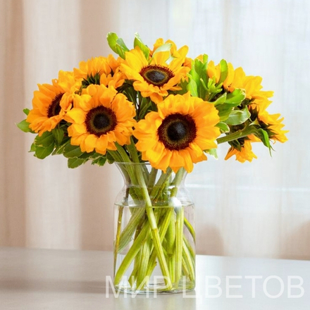 Цветок Sunflower 70см