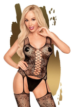 Соблазнительный комбинезон Love bud (Размер: S-M-L) (Цвет: черный)