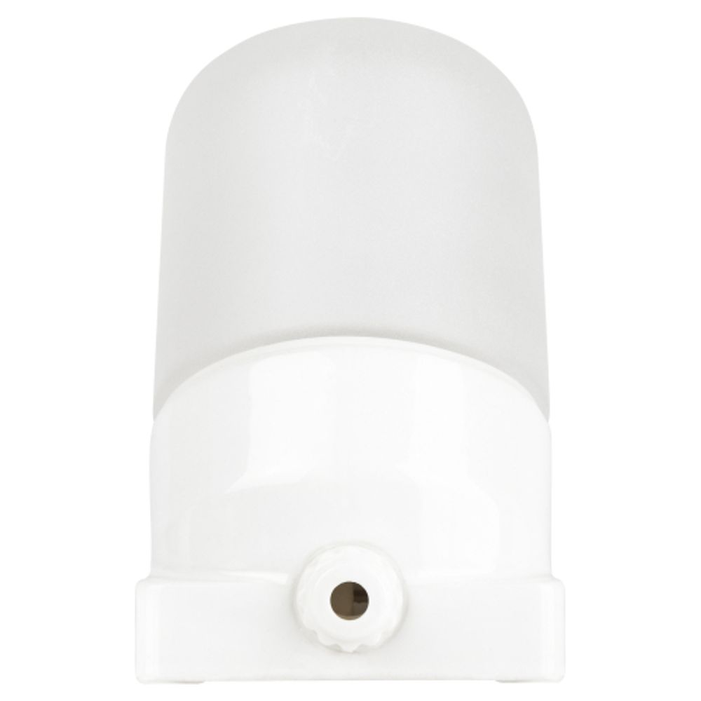 Светильник ЭРА НББ 02-60-002 для бани и сауны керамика/стекло наклонный IP54 E27 max 60Вт белый НПБ400