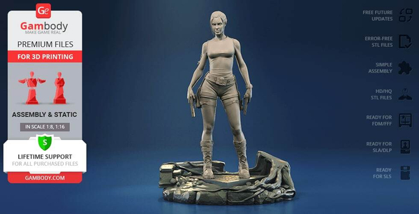 Лара Крофт Расхитительница гробниц Фигурка