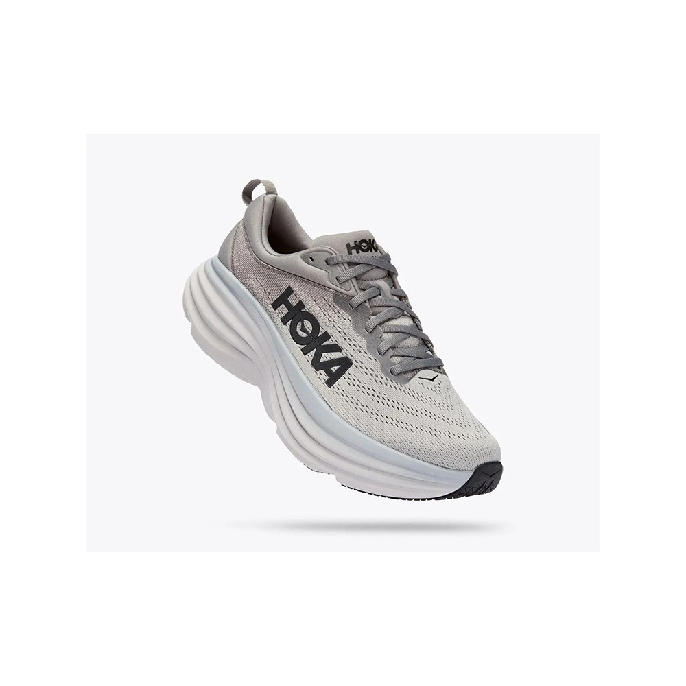 Кроссовки мужские HOKA M BONDI 8 X-WIDE Sharkskin / Harbor Mist