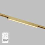 DK5751-SB Светильник для трека SHINE LINEAR со светодиодом, L301*W19*H27, 48V DC, 12W, RA?90, 3000K, IP20, сатинированная латунь, алюминий