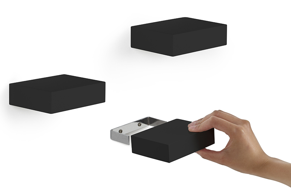 Набор полок showcase, черный, 3 шт.