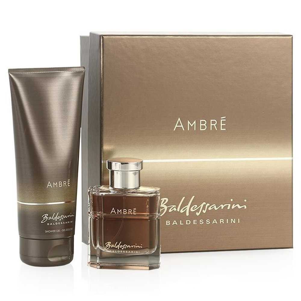 Baldessarini AMBRE set (туалетная вода 50 ml,гель для душа 200ml)
