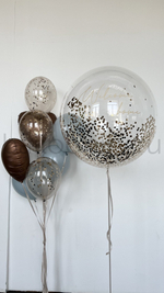 Набор шаров на выписку из роддома "Блестящие акценты"