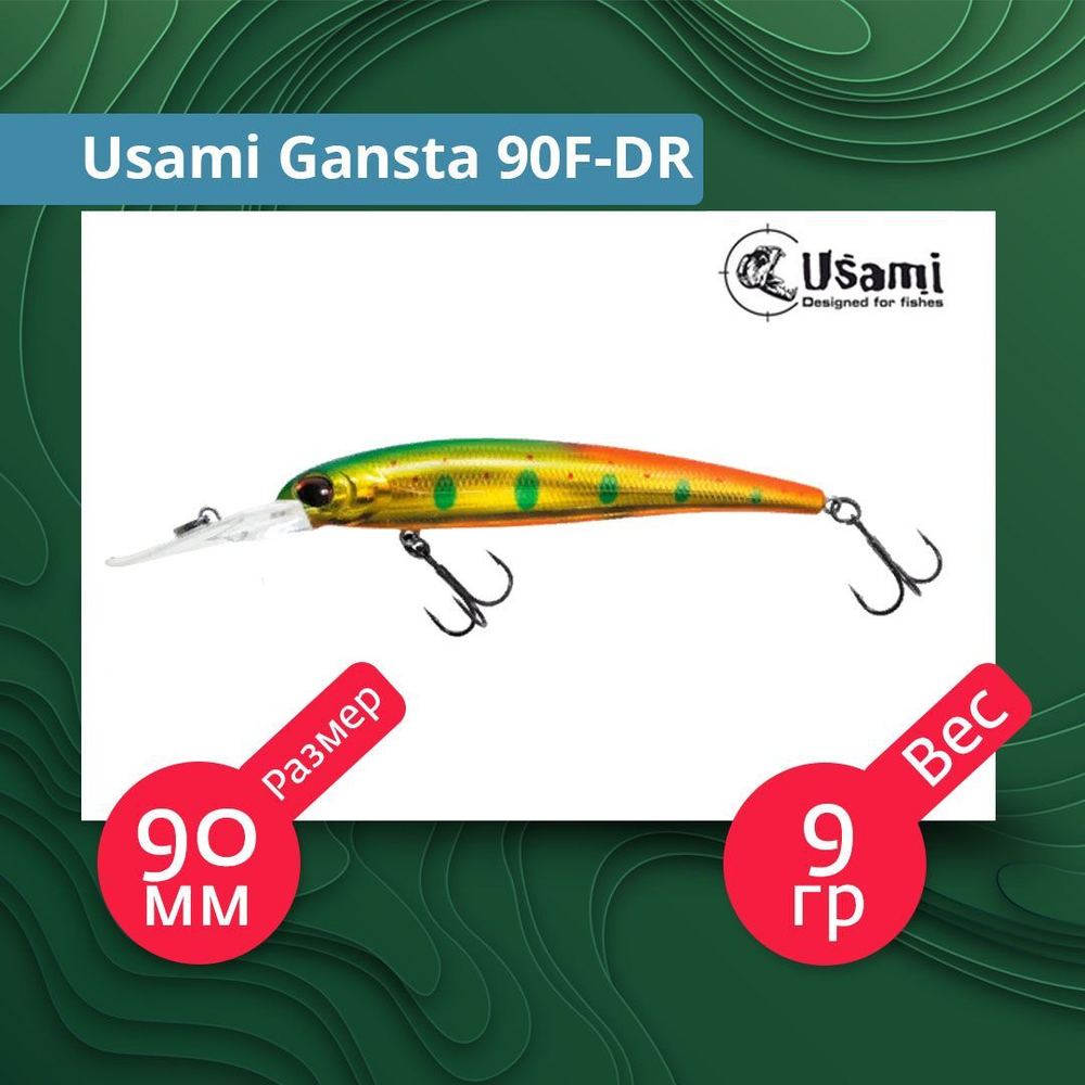 Воблер для рыбалки Usami Gansta