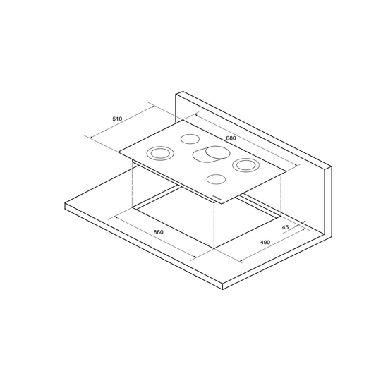 Электрическая варочная панель Kuppersberg FA 9FV05 черный